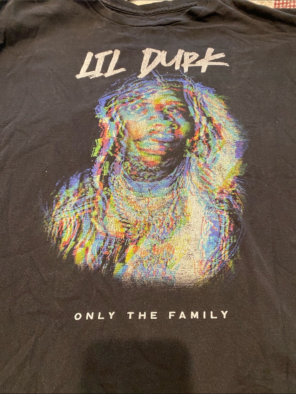 Lil Durk 'Only The Family' Black Graphic Tee